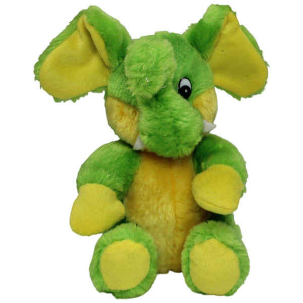 Elefant, grün-gelb