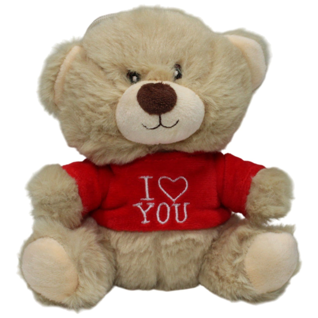 123000017799 Landahl & Baumann Heller Teddybär mit Shirt "I ❤ YOU" Kuscheltier Kumpel Leo 19cm Beige ebay - stofftiere