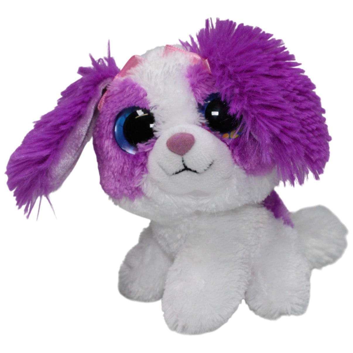 123000017802 K&M International Wild Republic, Lila - weißer Cocker Spaniel klein Kuscheltier Kumpel Leo 13cm ebay - stofftiere Gebraucht