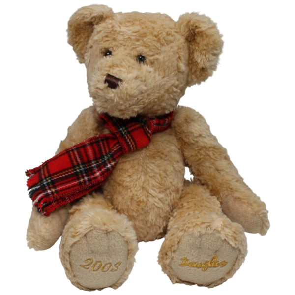 Sitzender Teddybär mit Schal, 2003