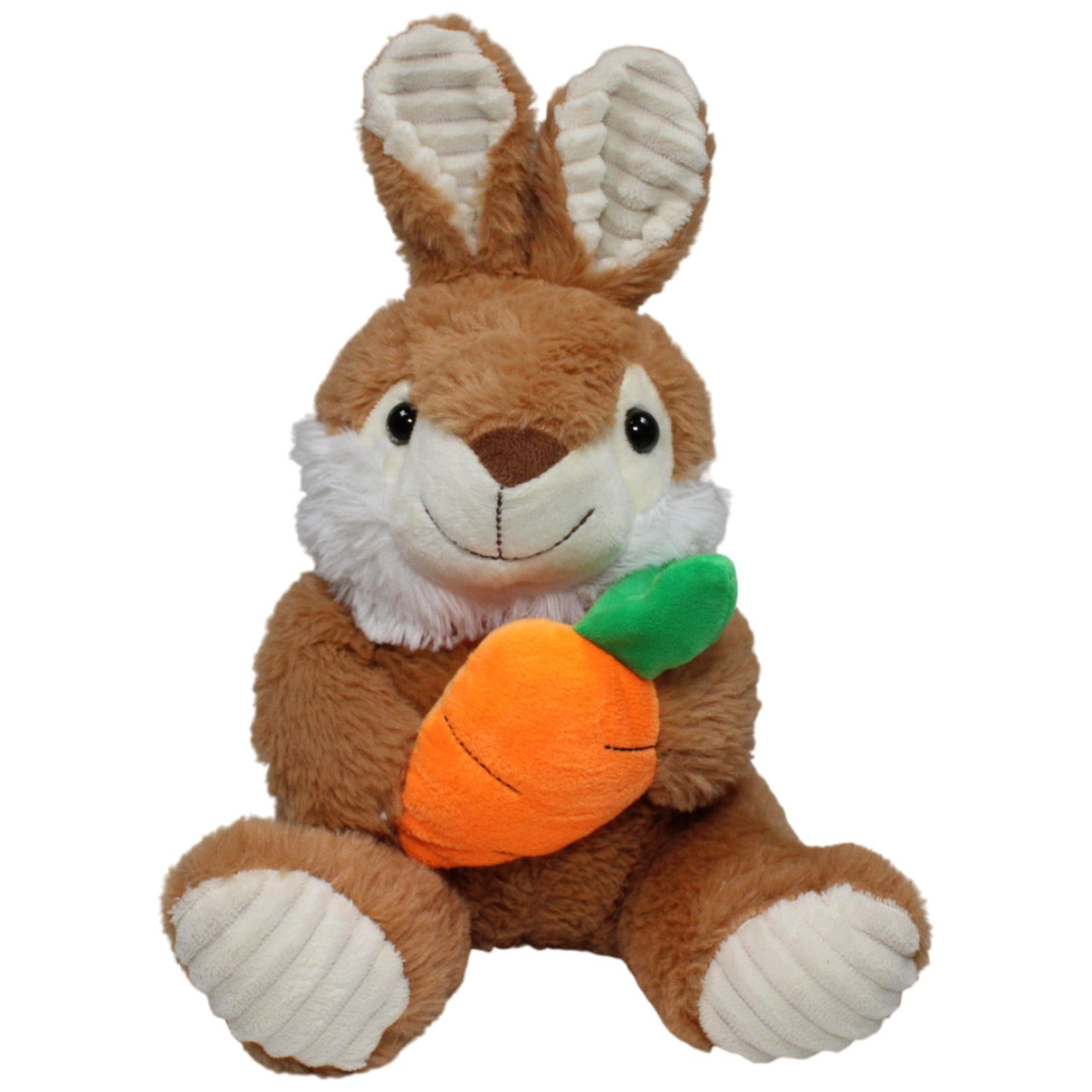 123000017907 Magomora Süßer Hase mit Möhre, sitzend Kuscheltier Kumpel Leo 33cm Braun ebay - stofftiere