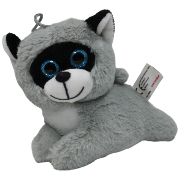 Kleiner Waschbär mit Glitzeraugen, liegend