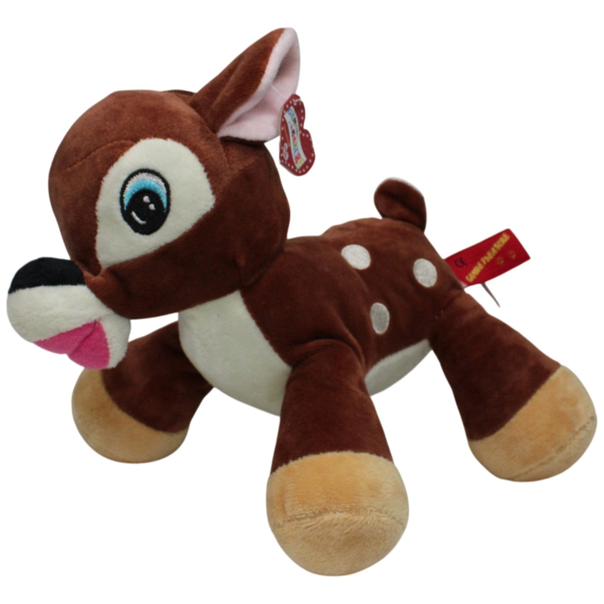 123000017959 Gamble Pleasure Lustiges Rehkitz Kuscheltier Kumpel Leo 22cm Beige Braun