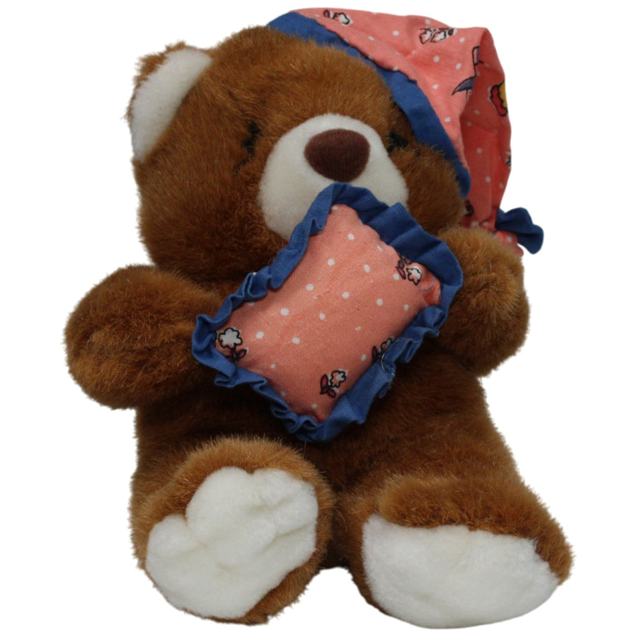 Super Toys, süßer Bär mit Zipfelmütze & Kissen