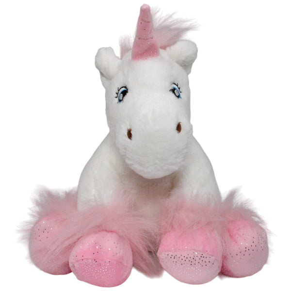Cuddles & friends, weißes Einhorn mit rosa Mähne