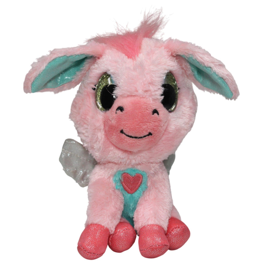 Hatchimals, rosa Esel mit Flügel