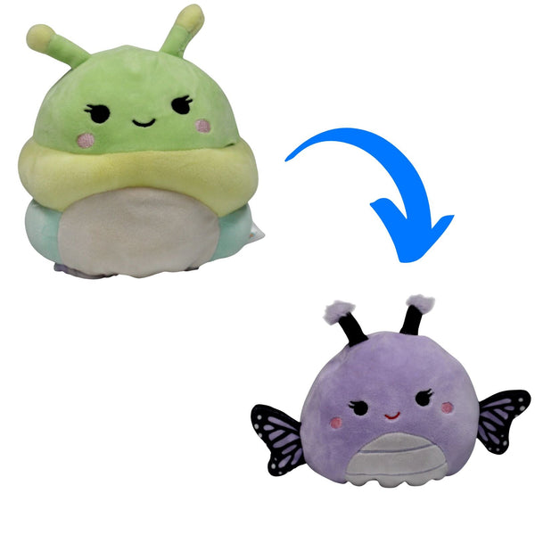 Squishmallows, Flip a Mallows - Raupe & Schmetterling