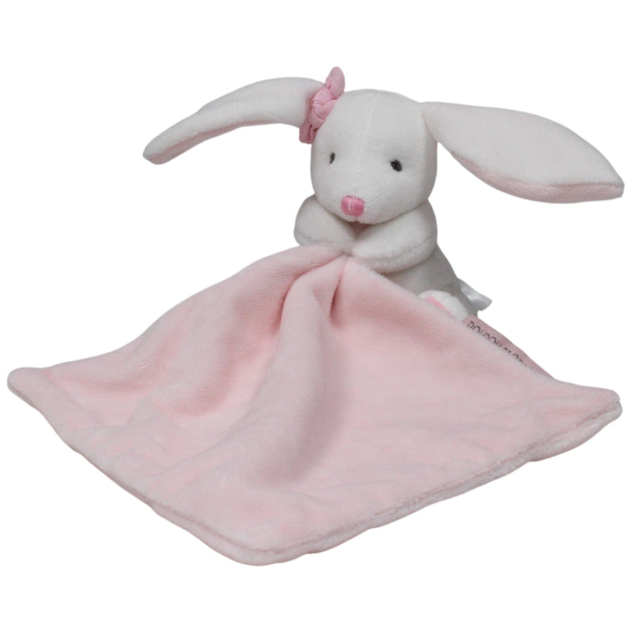 Hase mit rosa Schleife