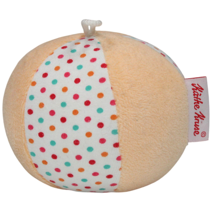 Ball mit Tupfen, aprikose