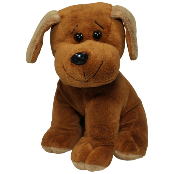 Sitzender Hund, dunkelbraun