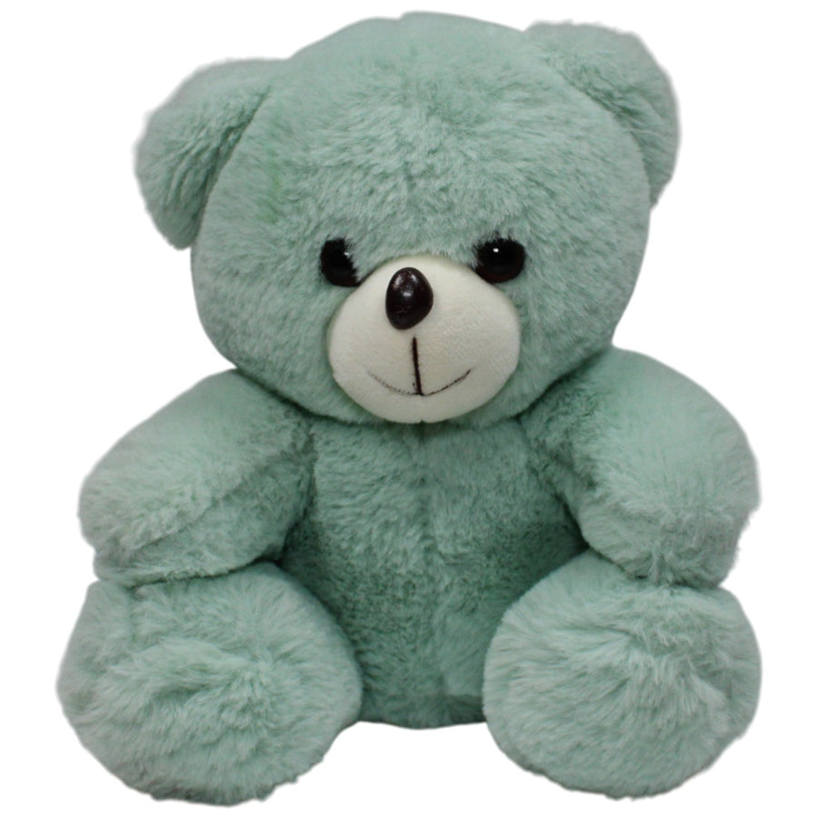 Sitzender Teddy, mintgrün