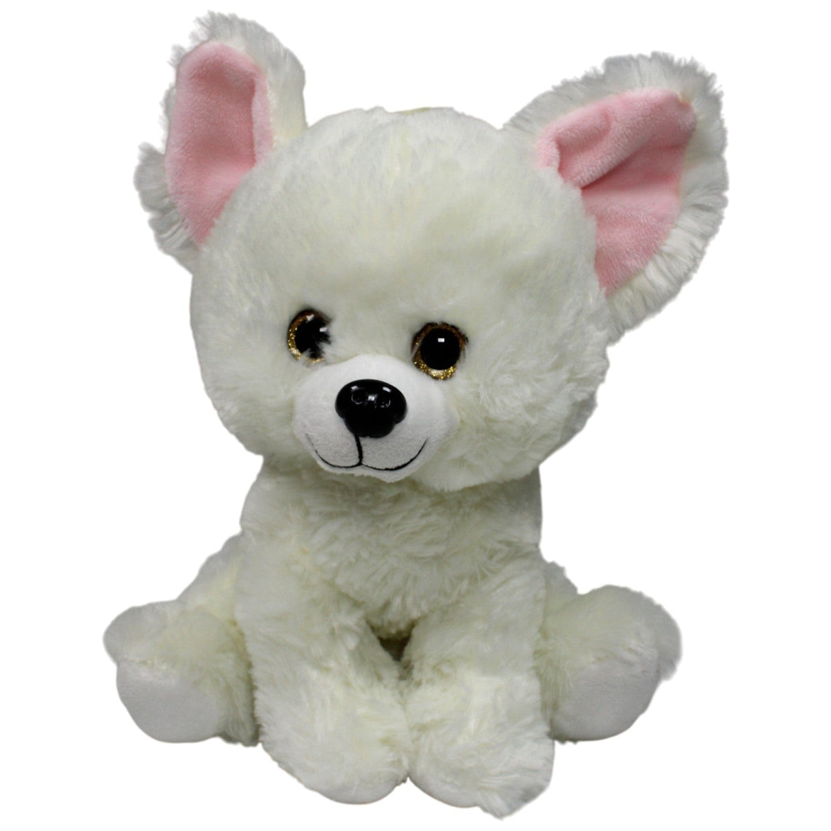 123000018220 SUN-DAY Süßes flauschiger Chihuahua, weiß Kuscheltier Kumpel Leo 30cm ebay-stofftiere Einzigartiges Produkt