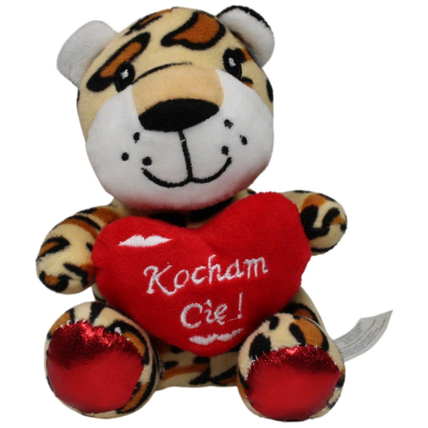 Süßer Leopard mit Herz "Kocham Cię"