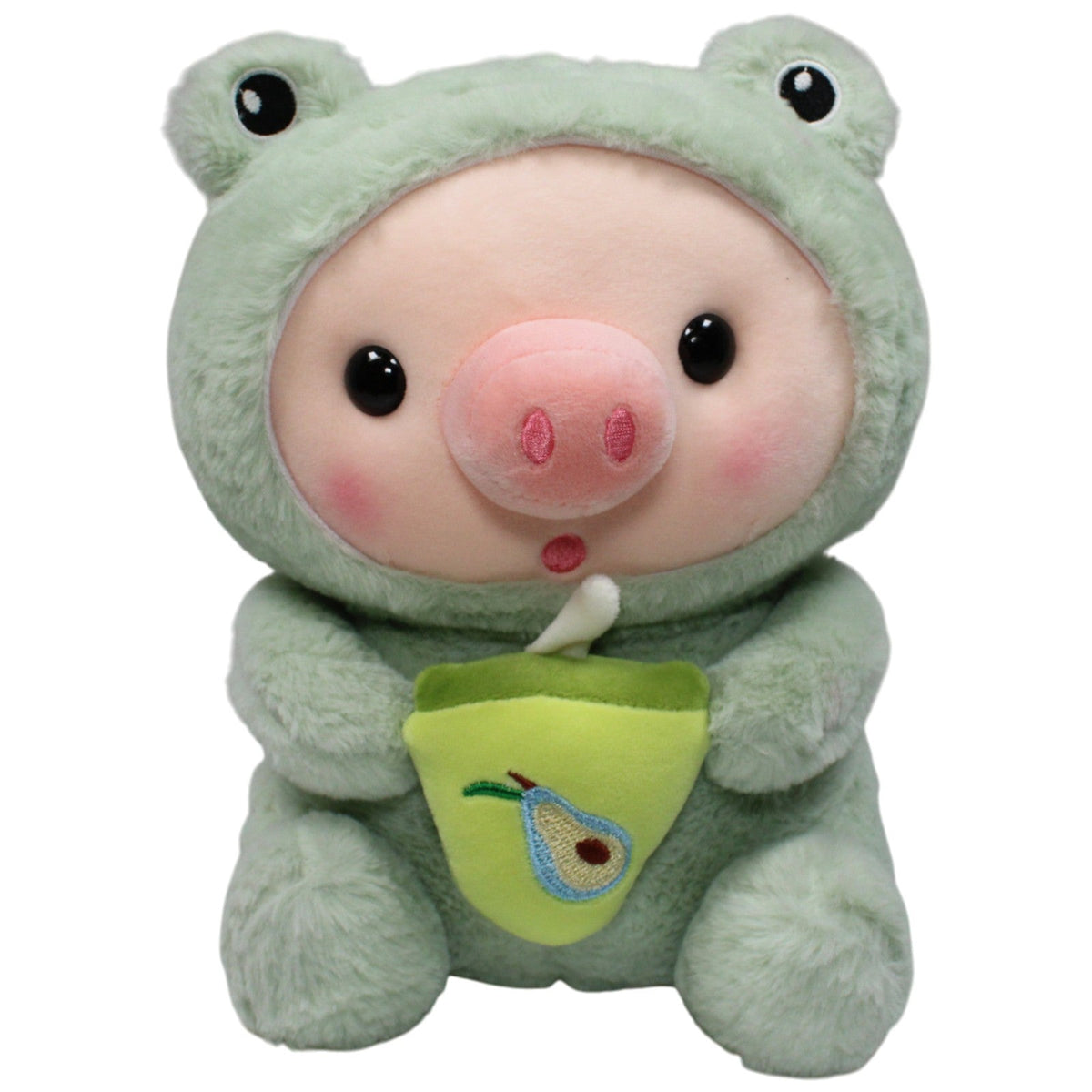 123000018272 Lissipuppe Süßes Schwein im Frosch - Kostüm mit Getränk Kuscheltier Kumpel Leo 28cm ebay - stofftiere Gebraucht