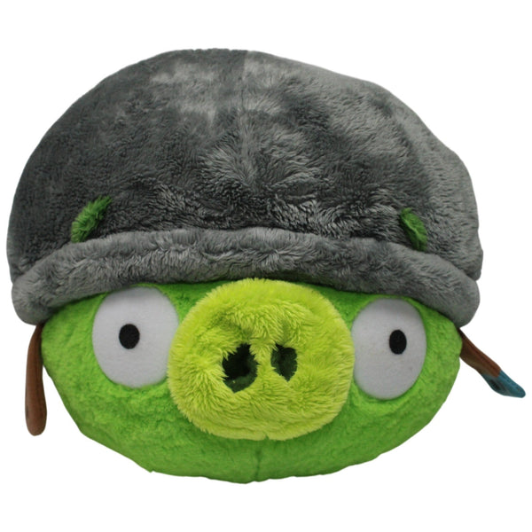 Grünes Schwein mit Helm aus Angry Birds