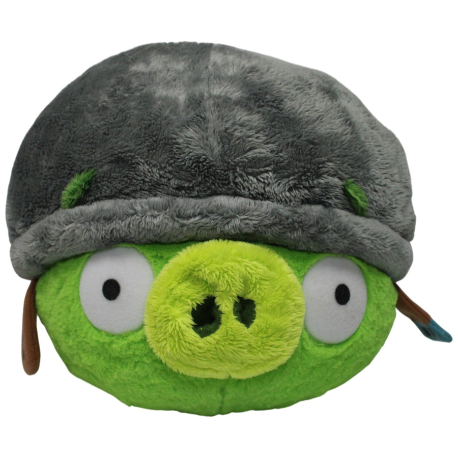 Grünes Schwein mit Helm aus Angry Birds