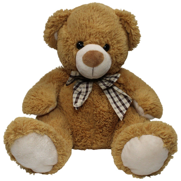 Teddybär mit karierter Schleife, XL