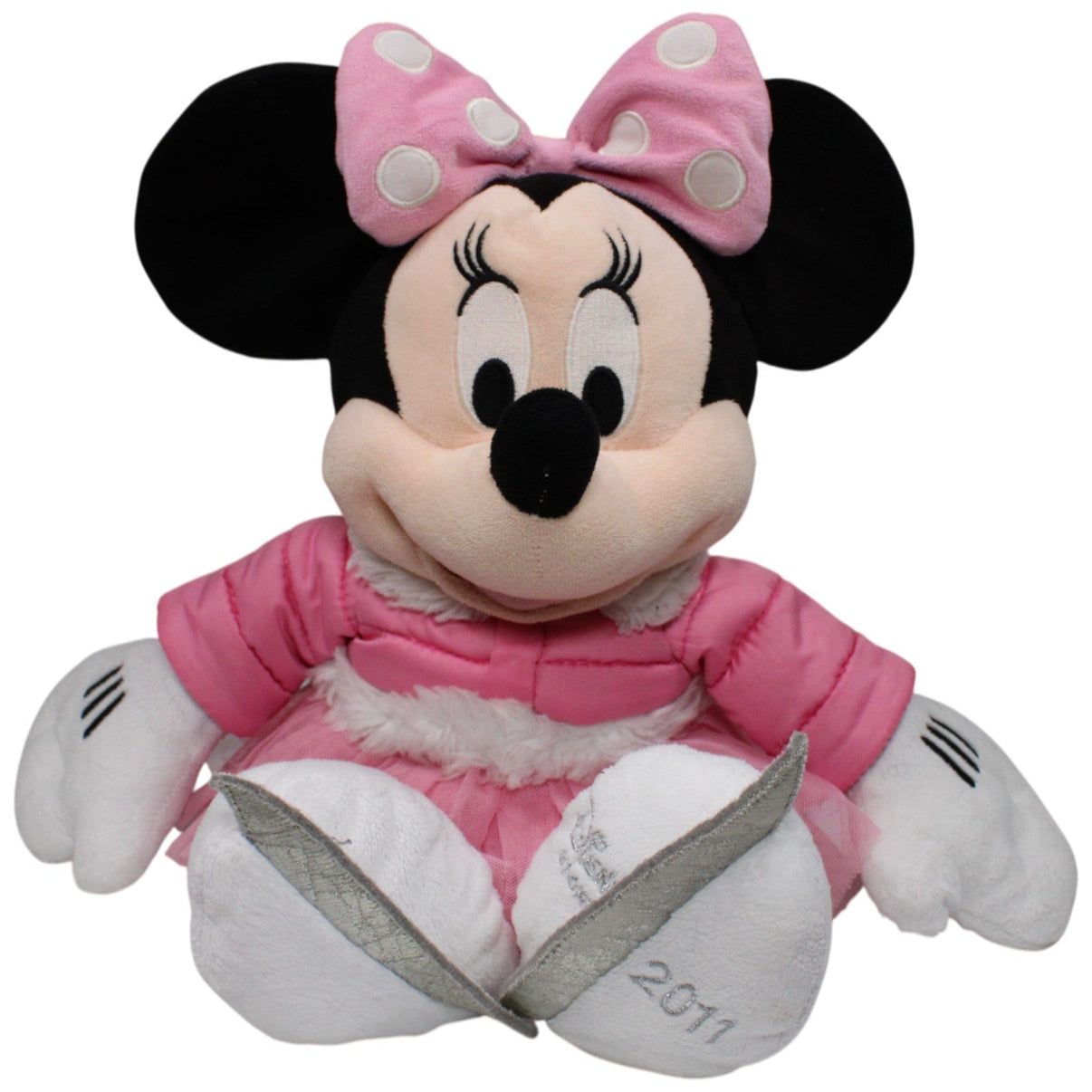 123000018396 Disney Disney Store 2011, XL Minnie Maus mit Schlittschuhen Kuscheltier Kumpel Leo 45cm _GREEN WEEK_ Beige