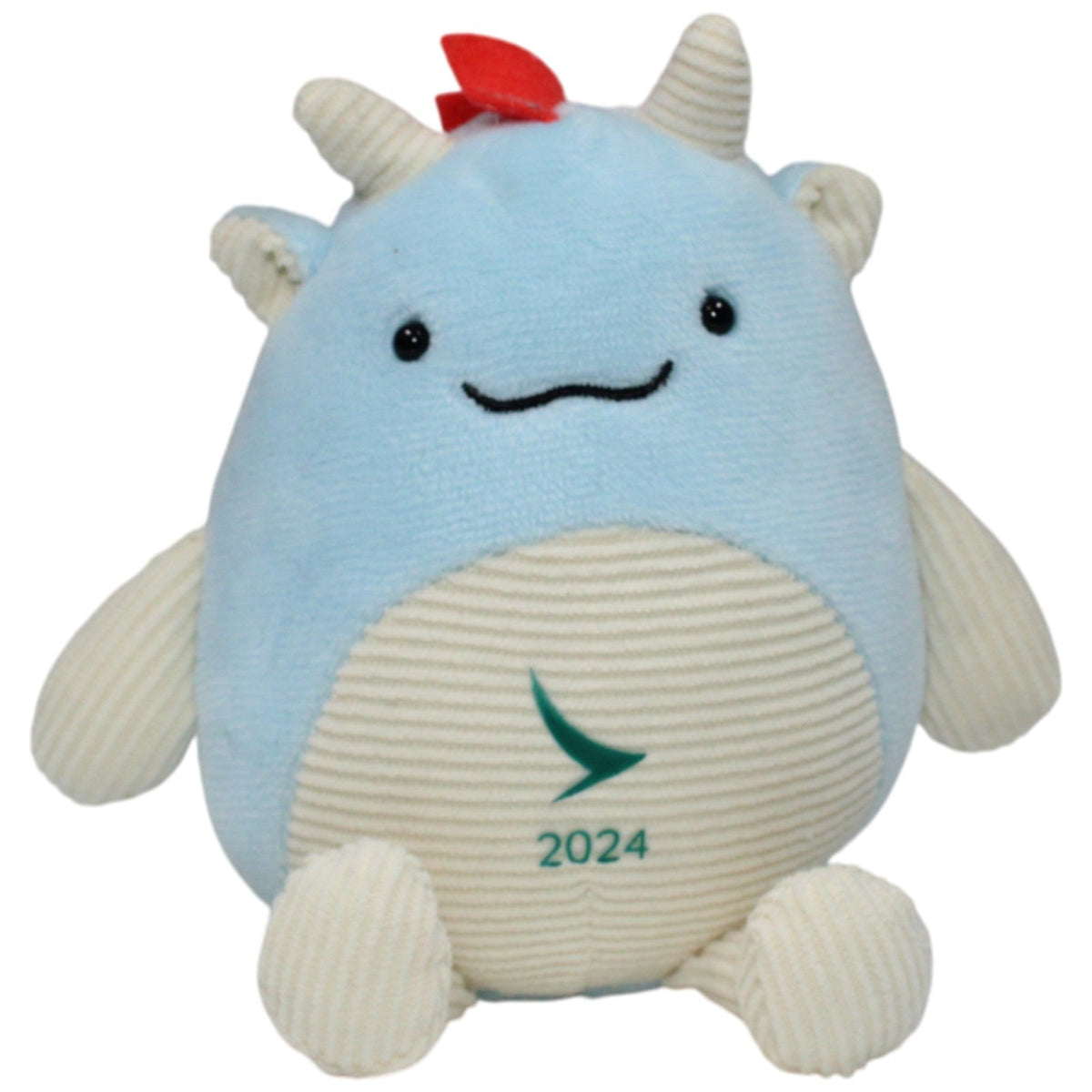 123000018402 Cathay Kleiner süßer Drache, hellblau Kuscheltier Kumpel Leo 15cm Beige Blau