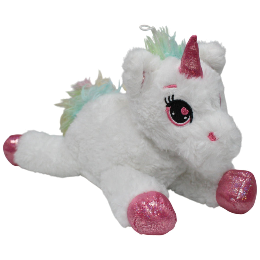Süßes flauschiges Einhorn, liegend