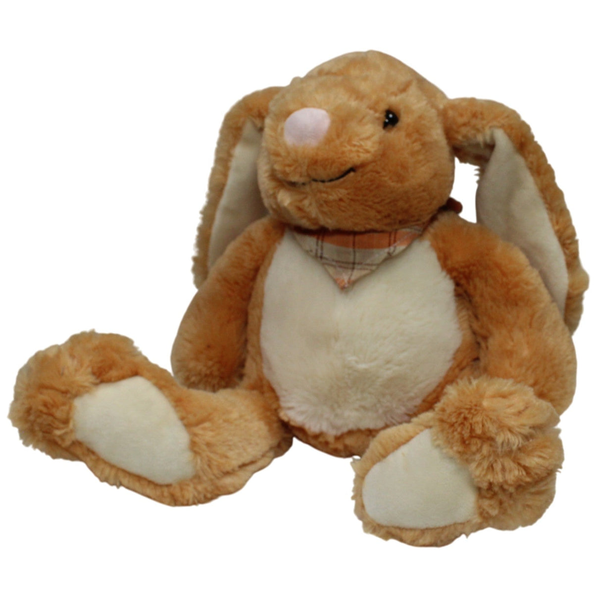 123000018422 Kuschelwuschel Hase mit langen Schlappohren und großen Ohren Kuscheltier Kumpel Leo 35cm _GREEN WEEK_ Beige