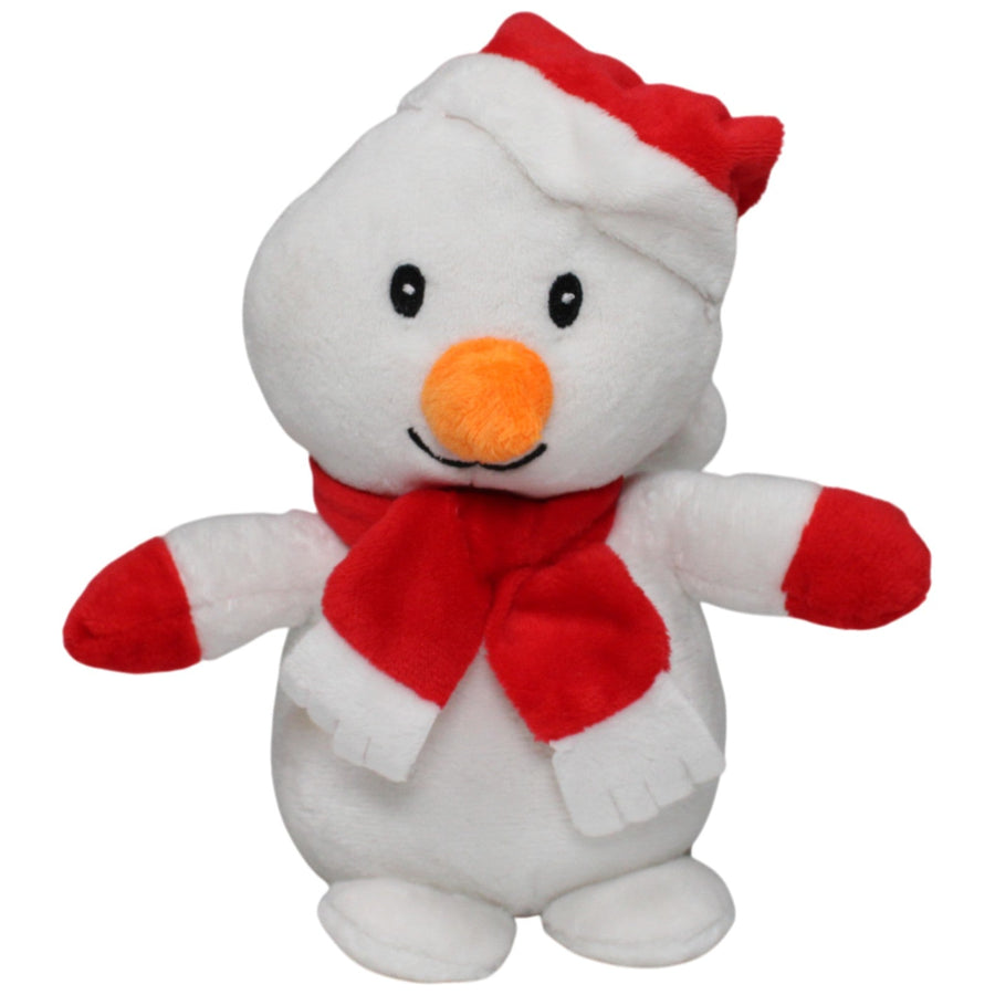 Schneemann mit Zipfel-Mütze und Schal