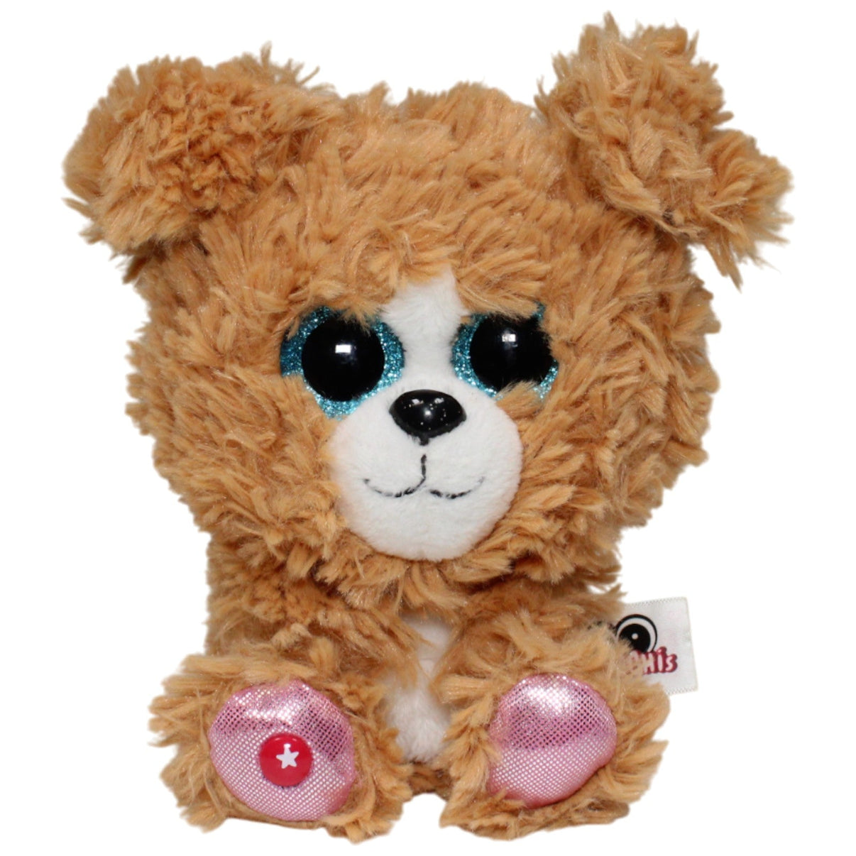 123000018485 NICI Glubschis, Hund Lollidog Kuscheltier Kumpel Leo 20cm _GREEN WEEK_ Braun
