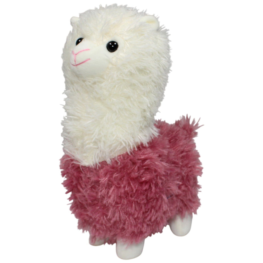 Süßes weiß-pinkes Alpaka