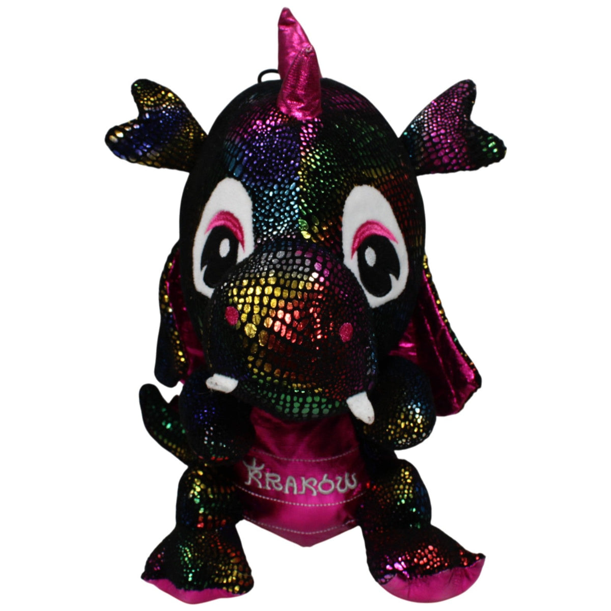 123000018513 SUN-DAY Großer bunt-glänzender Drache "Krakow" Kuscheltier Kumpel Leo 38cm Drache ebay-20-stofftiere