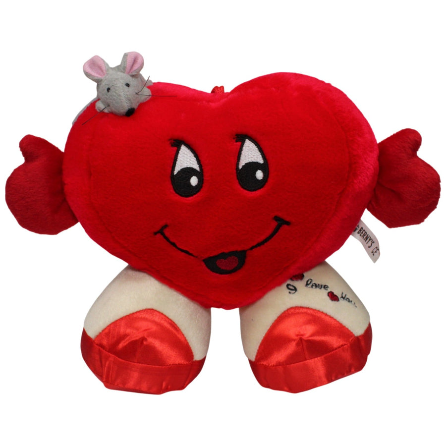 Lachendes "I Love You" Herz mit Maus