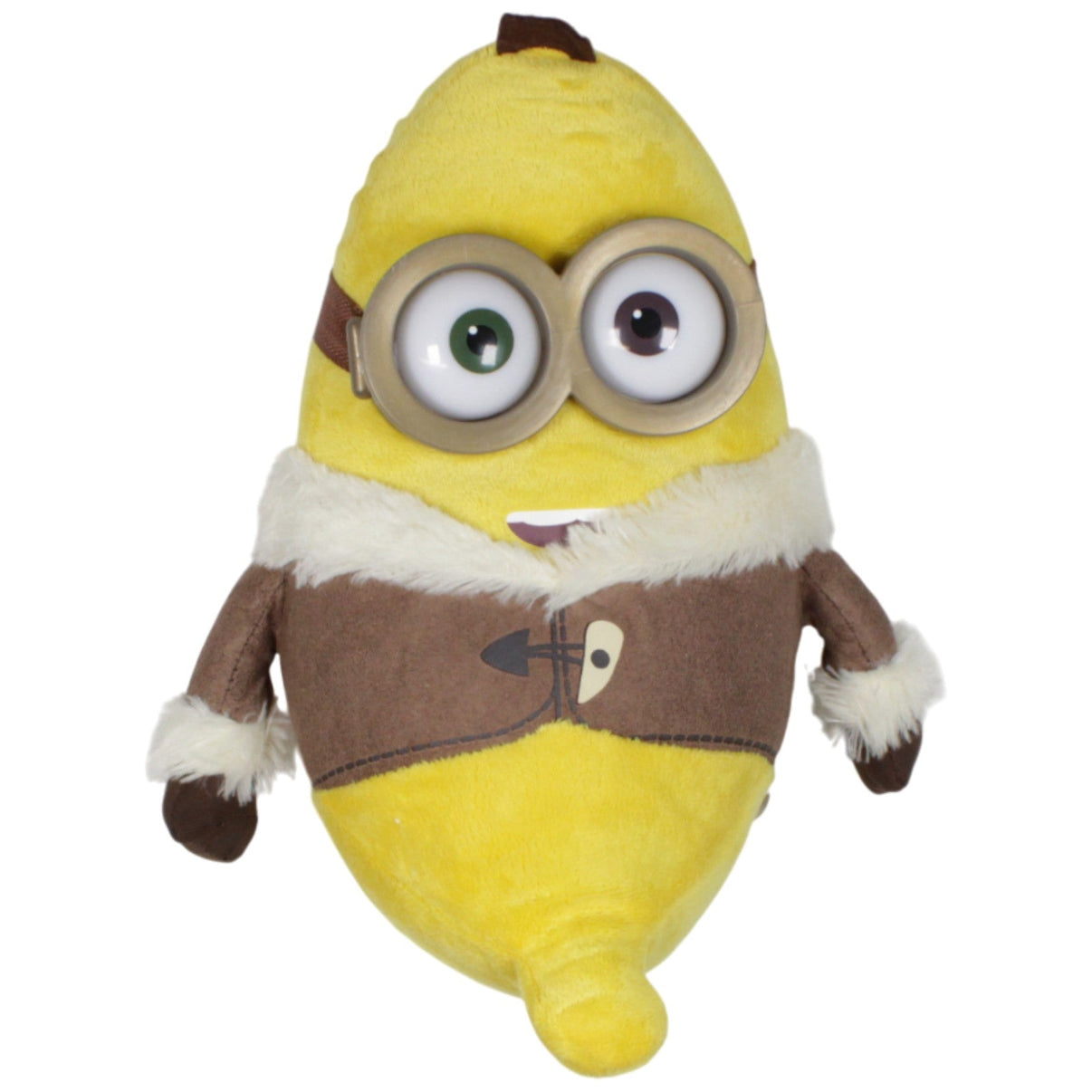 123000018730 Whitehouse Leisure Minion als Banane mit Jacke, groß Plüschfigur Kumpel Leo 31cm Braun Charakter