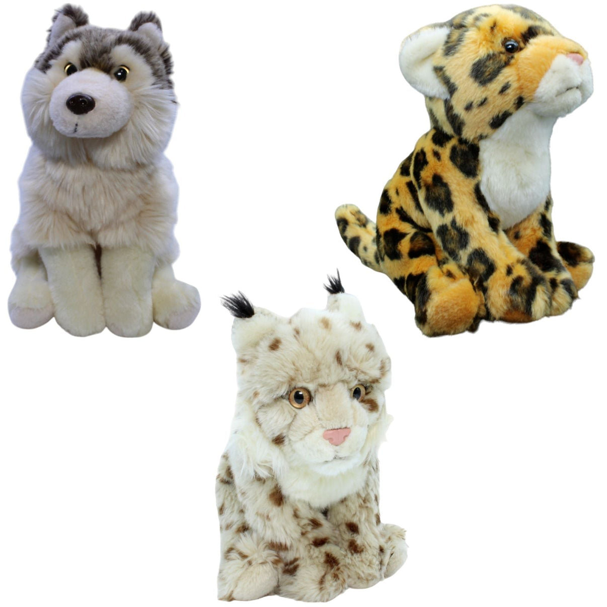 123000018736 Bon Ton Toys WWF Wildnis Kuscheltier Kumpel Leo 23cm 25cm Beige