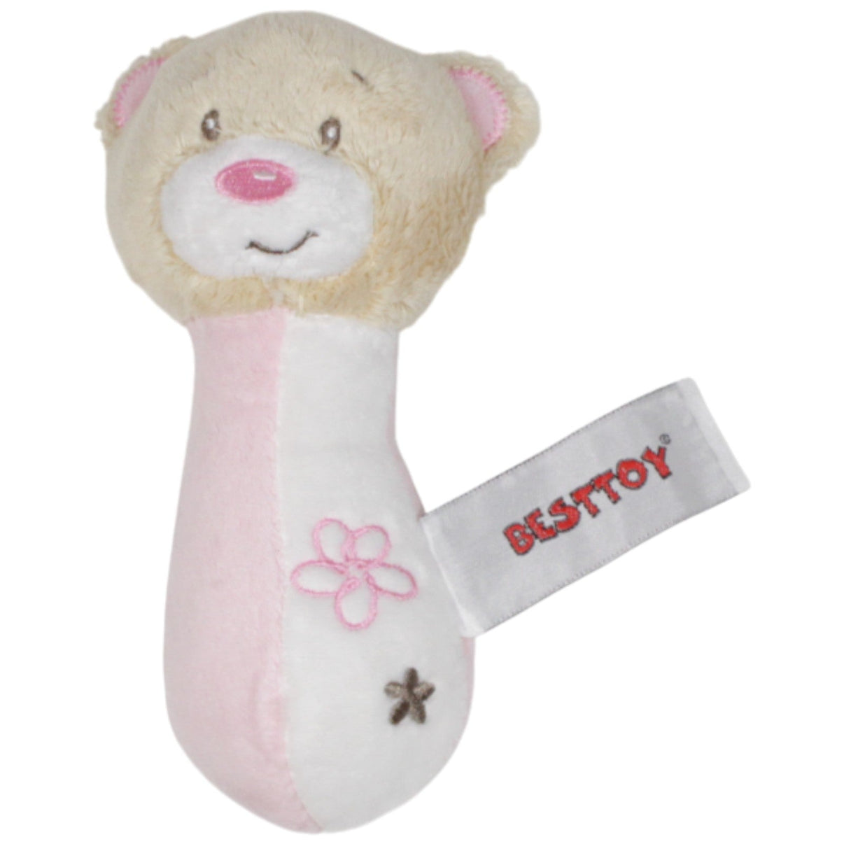 123000018758 Besttoy Teddy, rosa Greifling mit Rassel Kumpel Leo 15cm Beige ebay - baby - sonstiges