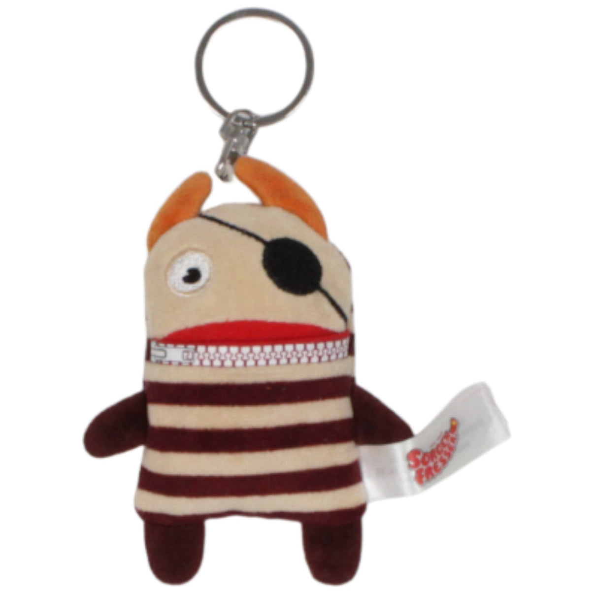 123000018813 Schmidt Sorgenfresser Flint Schlüsselanhänger Kumpel Leo 9cm Beige Braun