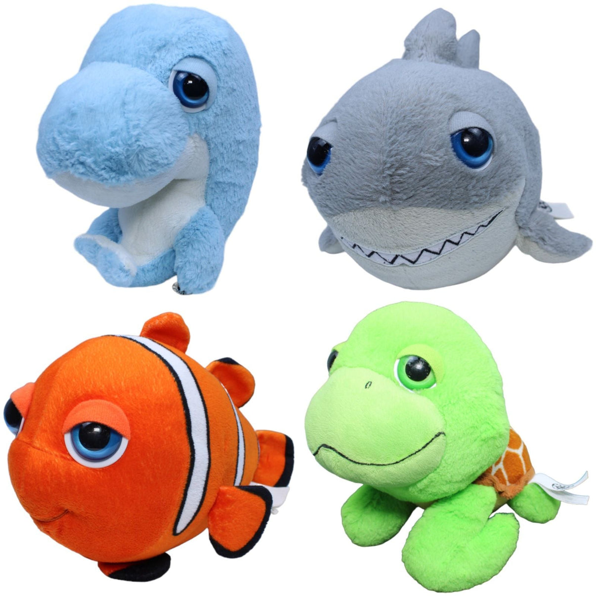 123000018822 TCC Global Ocean Buddies, Meereswelt Abenteuer Kuscheltier Kumpel Leo 18cm 29cm Blau