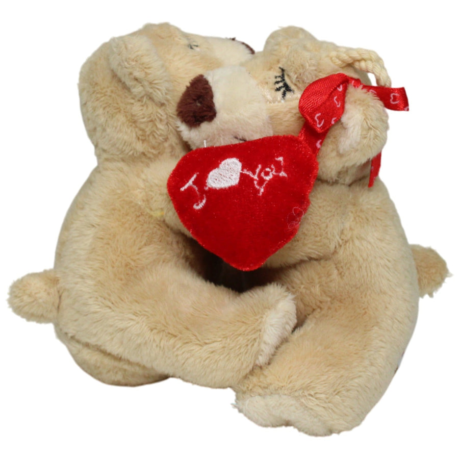 Süße sich umarmende Bären mit Herz "I ♡ you"