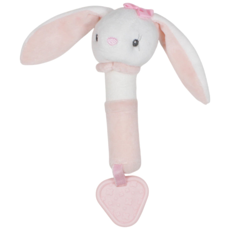 Süßer Hase, weiß-rosa