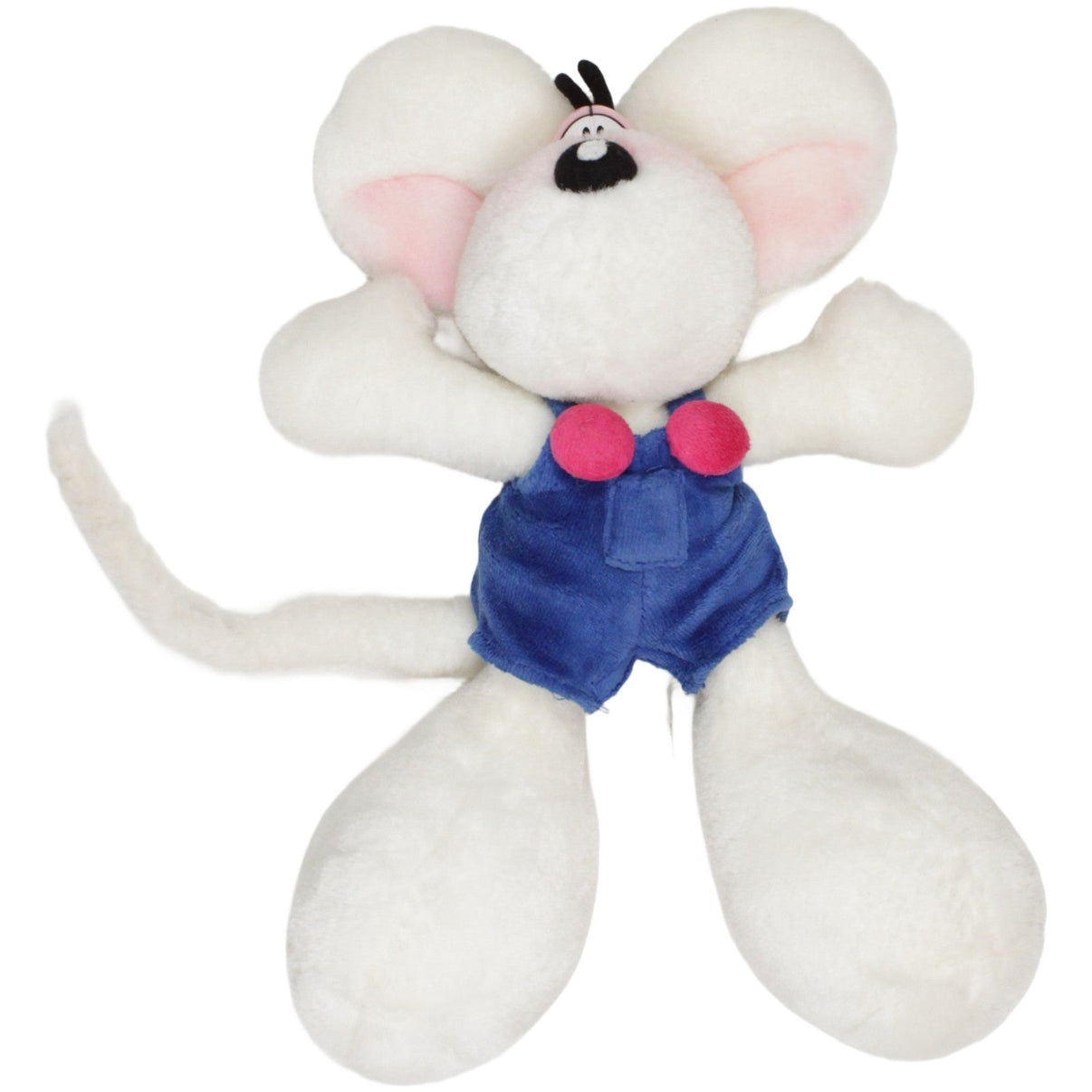 123000018932 Depesche Weißer Diddl mit blauer Latzhose Kuscheltier Kumpel Leo 25cm Blau ebay - stofftiere