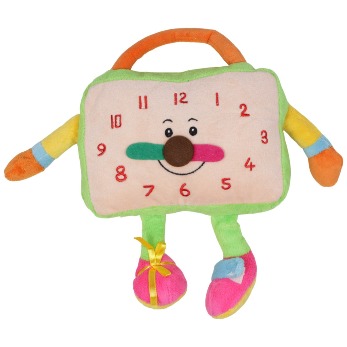 123000019013 SUN - DAY Lustige bunte Uhr mit verstellbaren Zeigern Plüschfigur Kumpel Leo 32cm ebay - 20 - stofftiere Gebraucht