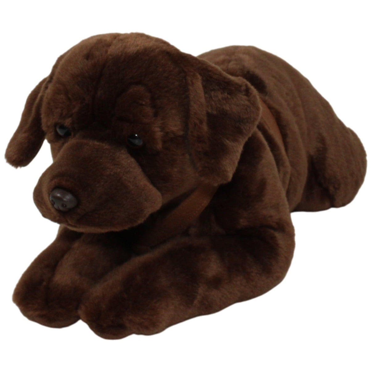 123000019172 Uni - Toys XXL Labrador mit Geschirr, liegned Kuscheltier Kumpel Leo 60cm Braun ebay - 20 - stofftiere