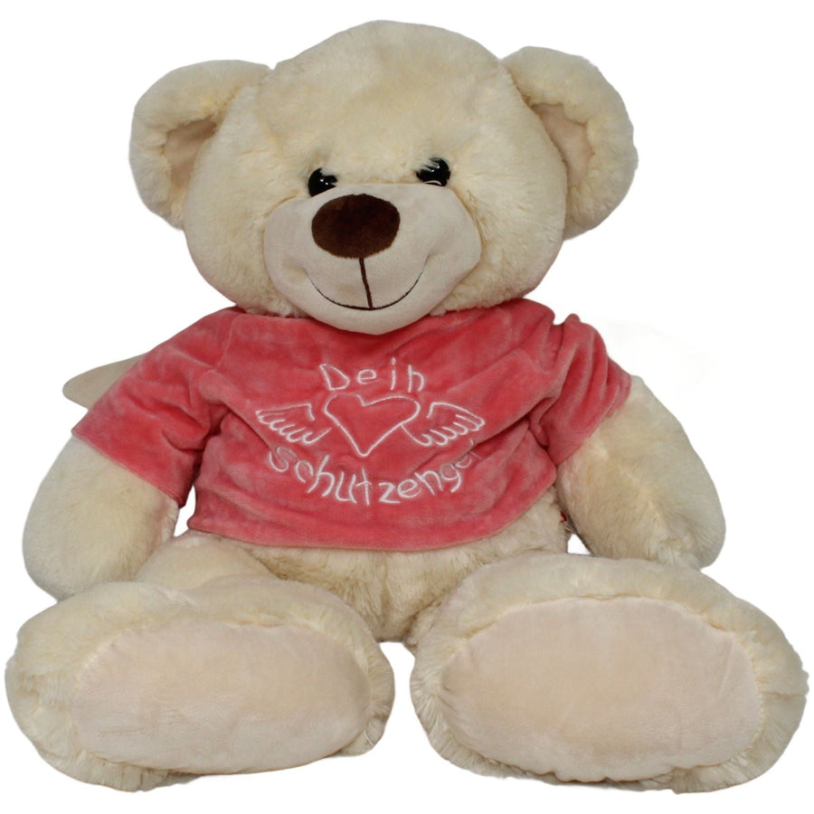 XXL Teddybär Schutzengel, beige