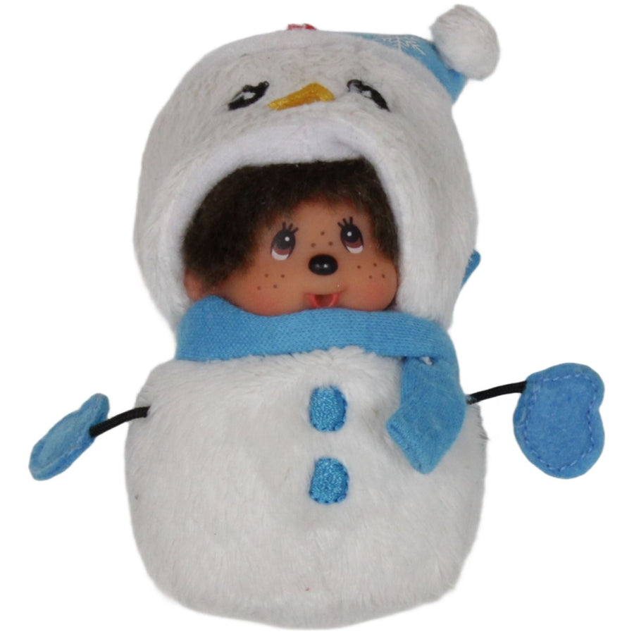 Mini Monchhichi, Junge als Schneemann