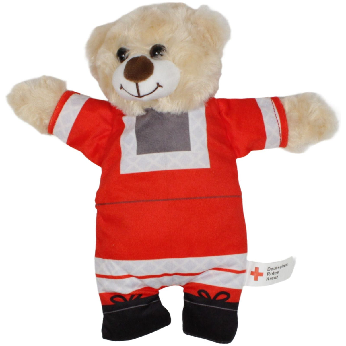 123000019394 DRK Deutsches Rotes Kreuz, Bär Wärmekissen mit Bezug Kumpel Leo 25cm Beige Bär