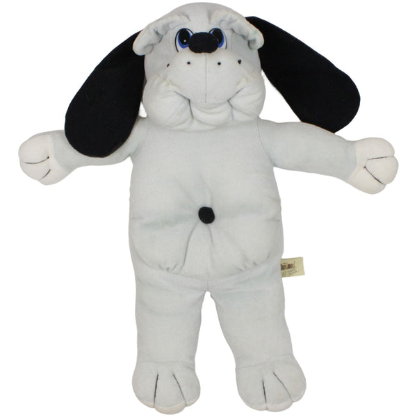 Süßer XL Schlenker Hund, weiß