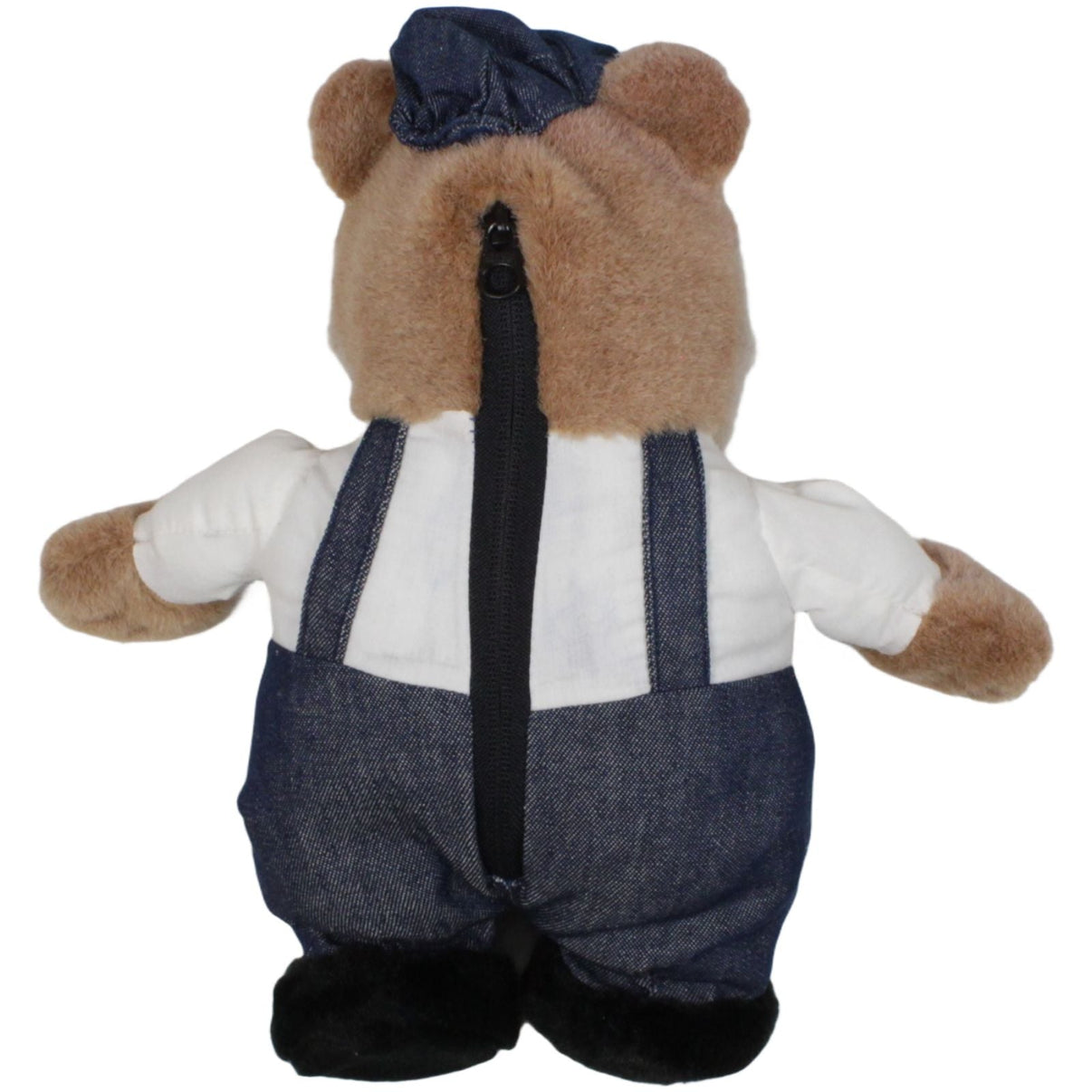 123000019503 BERENDSOHN Wendetier, Bär in Blaumann / Geschenk - Metallbau Stefan Bornkessel Kuscheltier Kumpel Leo 25cm Blau Braun