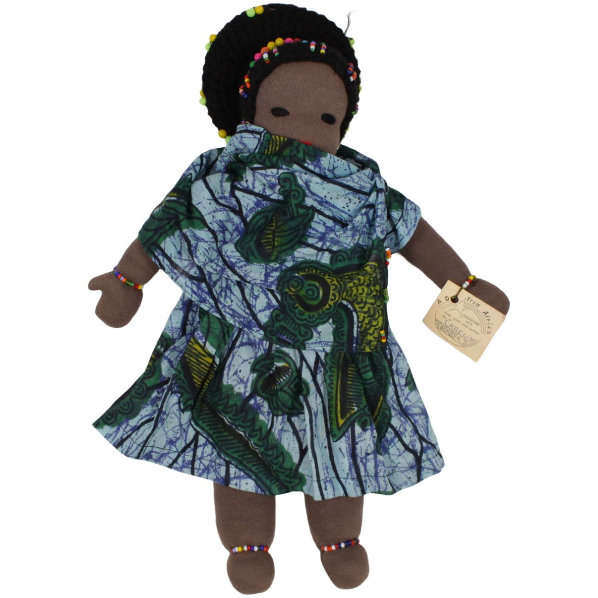 123000019519 Self - Help Group in Alexandra Inkanyezi Rainbow Project, Schwarze Frau mit traditioneller Kleidung Stoffpuppe Kumpel Leo 35cm ebay - 20 - stofftiere Gebraucht