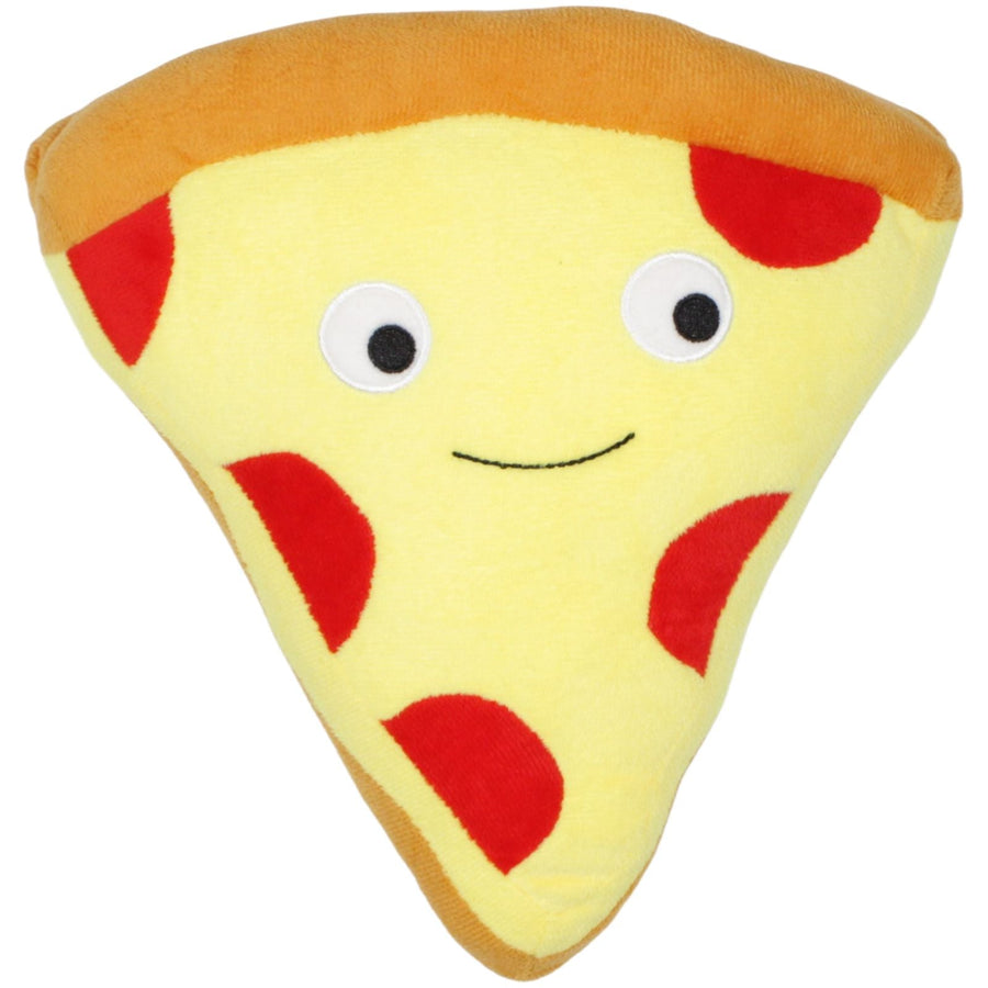 Pizzastück mit Gesicht