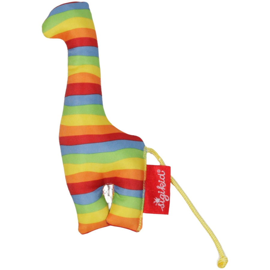 Bunt gestreifte Giraffe