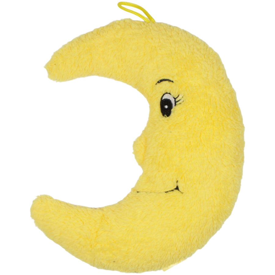 Gelber Halbmond mit Gesicht