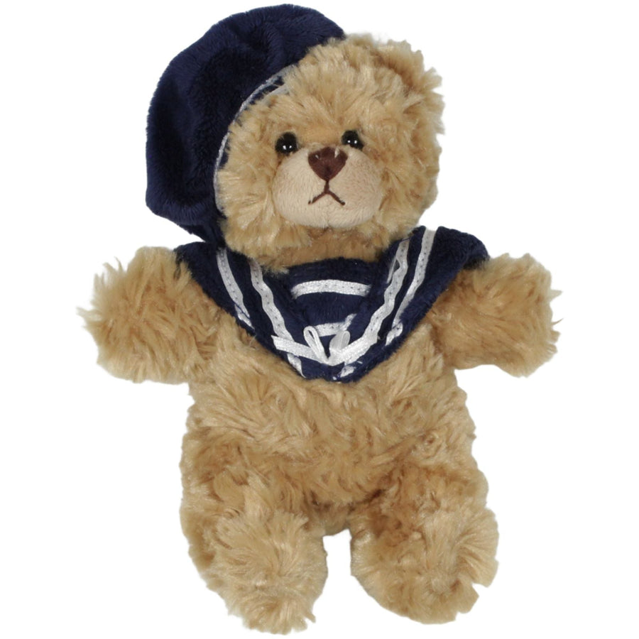 Teddybär mit Matrosen-Outfit, hellbraun
